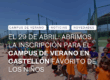 campus de verano en castellon